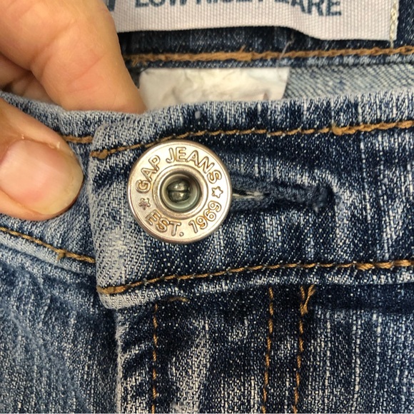 Gap Women’s Low Rise Flare Jean Denim Double Belt Loops Rodeo Boots Vintage? - Picture 3 of 9